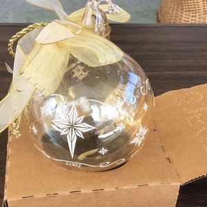 Princess House crystal ornament